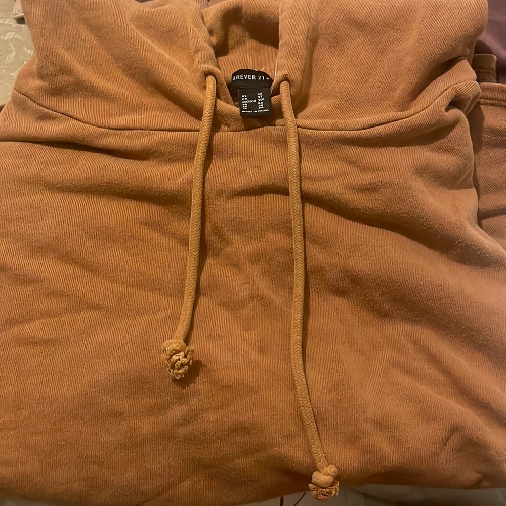 Forever 21 Plus Size Toffee Hoodie